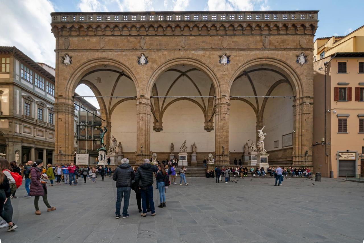 Apartamento La Loggia Della Signoria Charming Loft Florencia Exterior foto